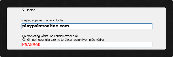 PokerStars Marketing Kod