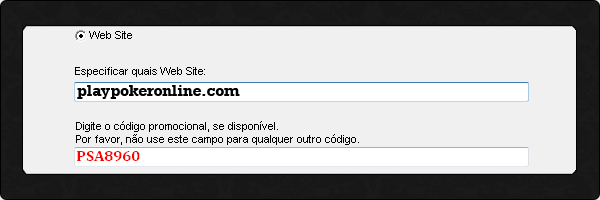 Código Marketing PokerStars
