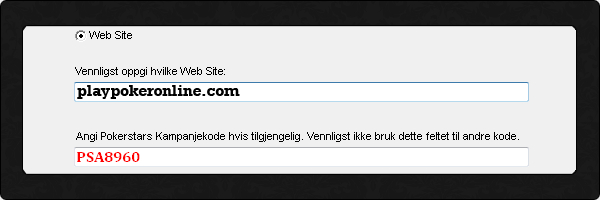 PokerStars Kampanjekode